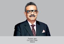 Tushar Jani is TIACA Co-Vice Chair, puts India on global map